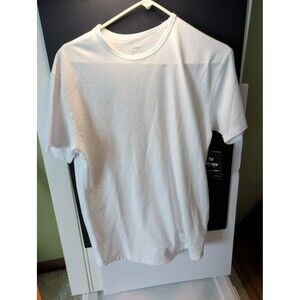 NWT ENRFORCE Signature Line Drop-Cut Tee Shirt White Mens Medium Athleisure